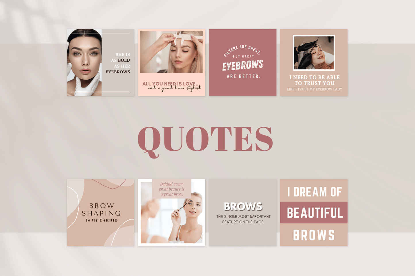200 Microblading Templates for Social Media