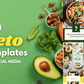 200 Keto Diet Templates for Social Media